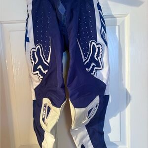 Fox Kids Racing Pants - Blue and White